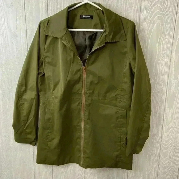 Zeagoo Army Green Jacket Size M - Picture 1 of 4
